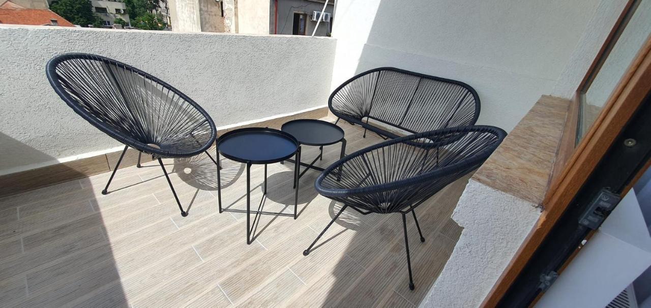 City Center Chic Studio Bukarest Exterior foto